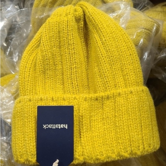 NWT Hat Attack Color Story Knit Beanie in Mustard Yellow Women’s One Size - Picture 4 of 6
